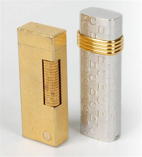 Christian Dior. A fine gold plated lighter .